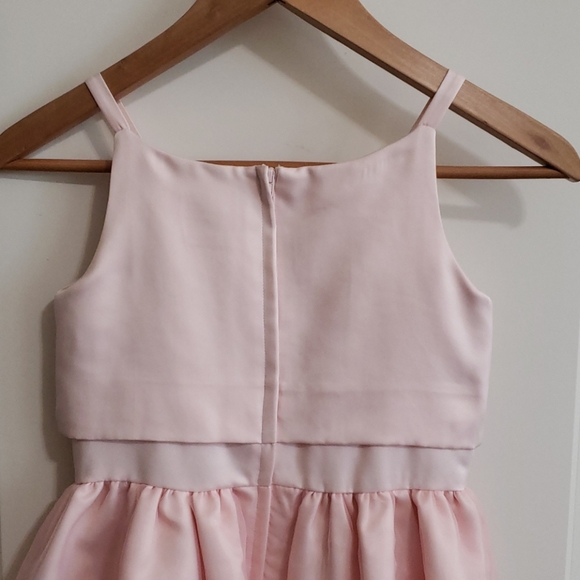 Us Angels flower girl dress, size 7, blush - Picture 3 of 4